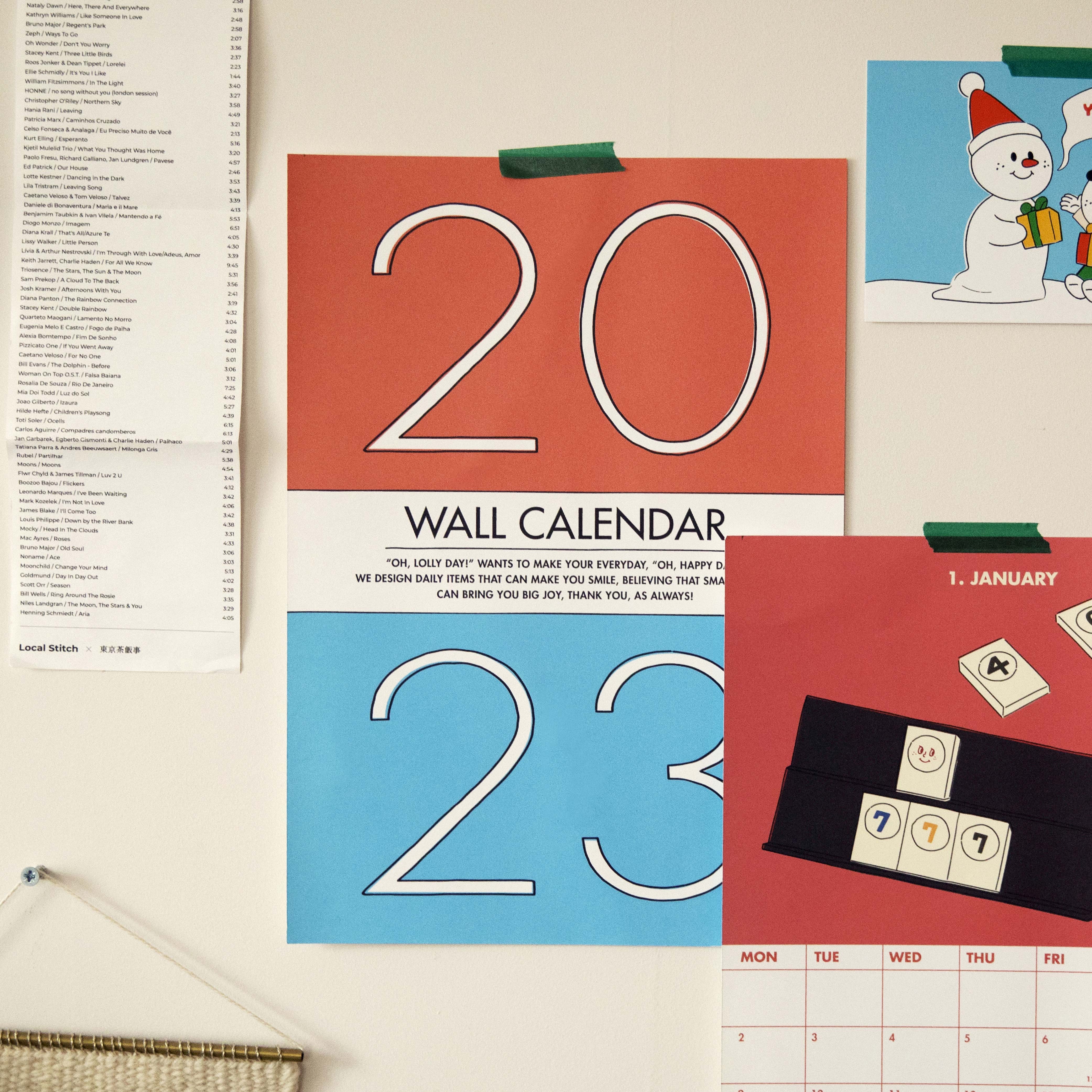 [Calendar] 2023 Wall Calendar